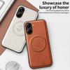 Wireless Charging Magnetic Case for Xiaomi Poco X7 Pro 5G Protective Cover PU Leather Hard Back Shell Coque Funda