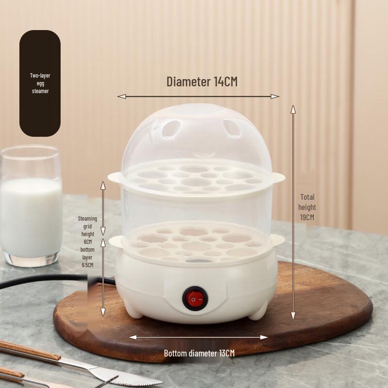 Dantemei Double-Layer Multifunctional Electric Egg Steamer