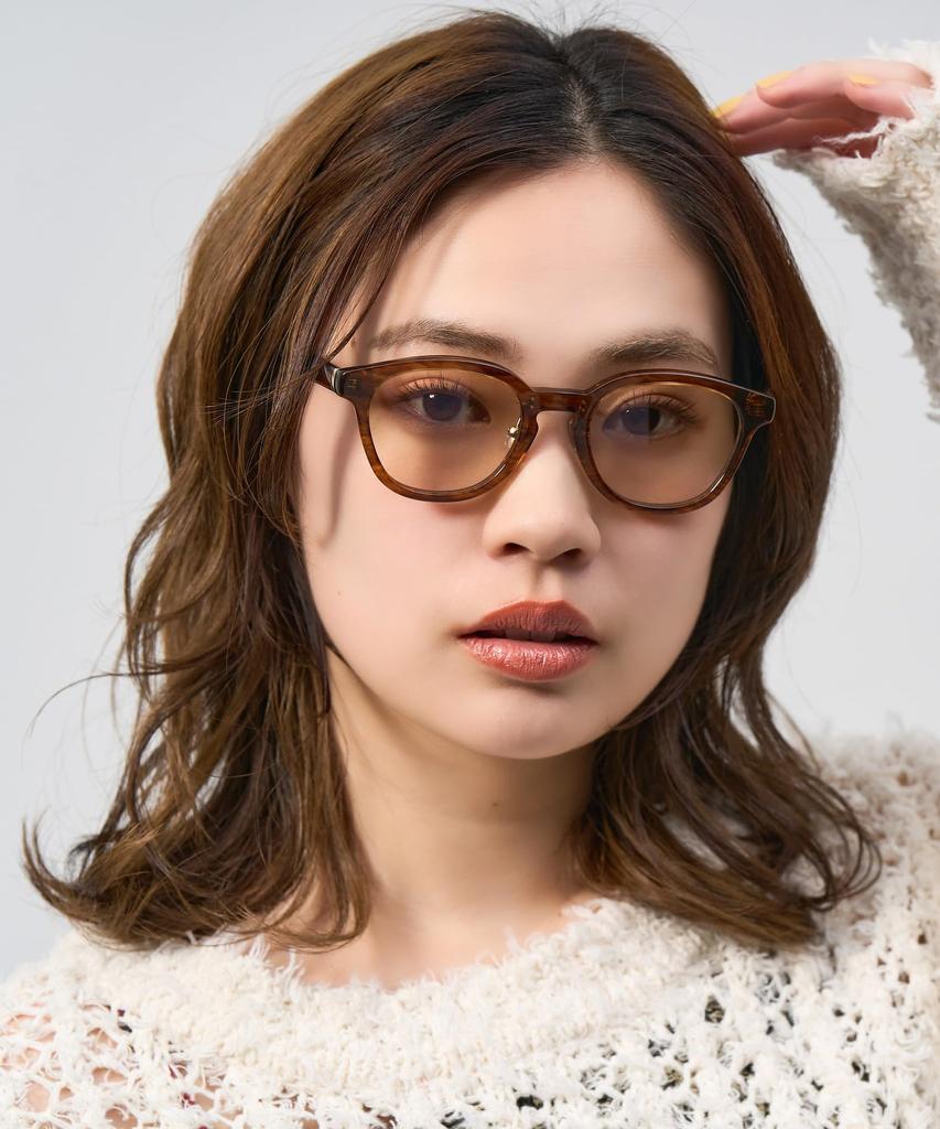 [Zoff] Wellington-style Sunglasses (Brown (Clear)) UNITED ARROWS SUNGLASSES  United Arrows Unisex UV Protection Stylish Women's Men's [ZA241G1043A1