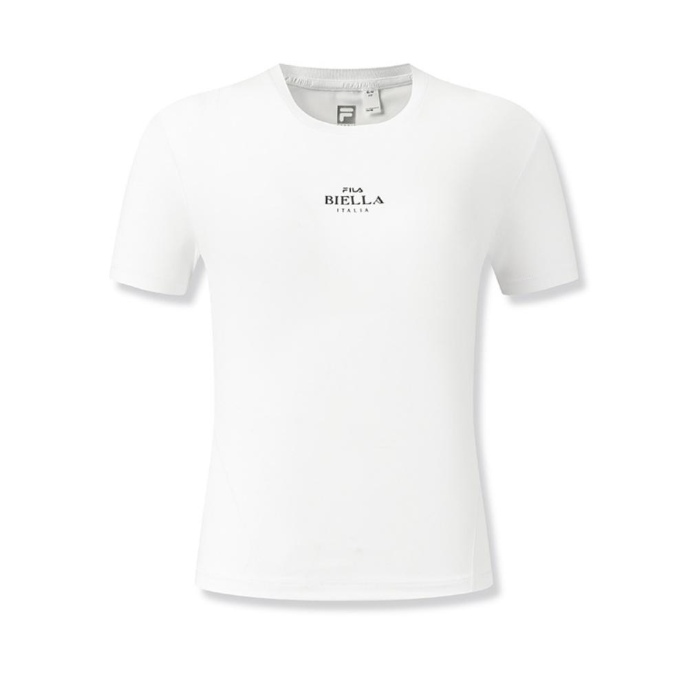 

Fila Tennis Fashion Simple Classic Casual Sports Tennis Versatile Comfortable Short Sleeve T-Shirt Women Tops Jade-White A11W623103FWT S