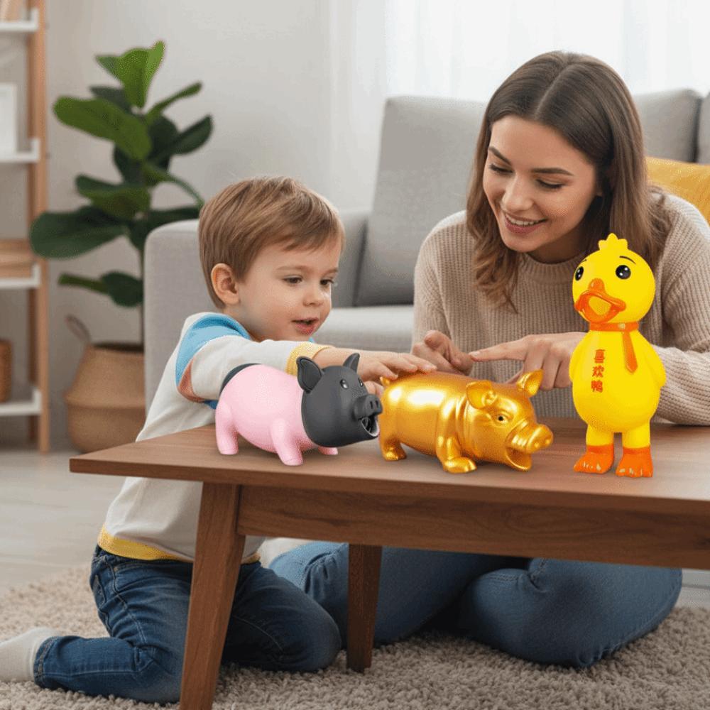 Big Fat Pig Pets Dog Toys Squeeze Function Squeak Vent Pig Fat Pig Squeeze Sound Toy Vent Tool