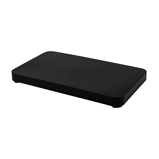 Yamazaki Jitsugyo Tabletop Drainer Tray with Lid Square Shape [Lid Only] Black Approx. W42XD25XH3.8cm Tower 2529