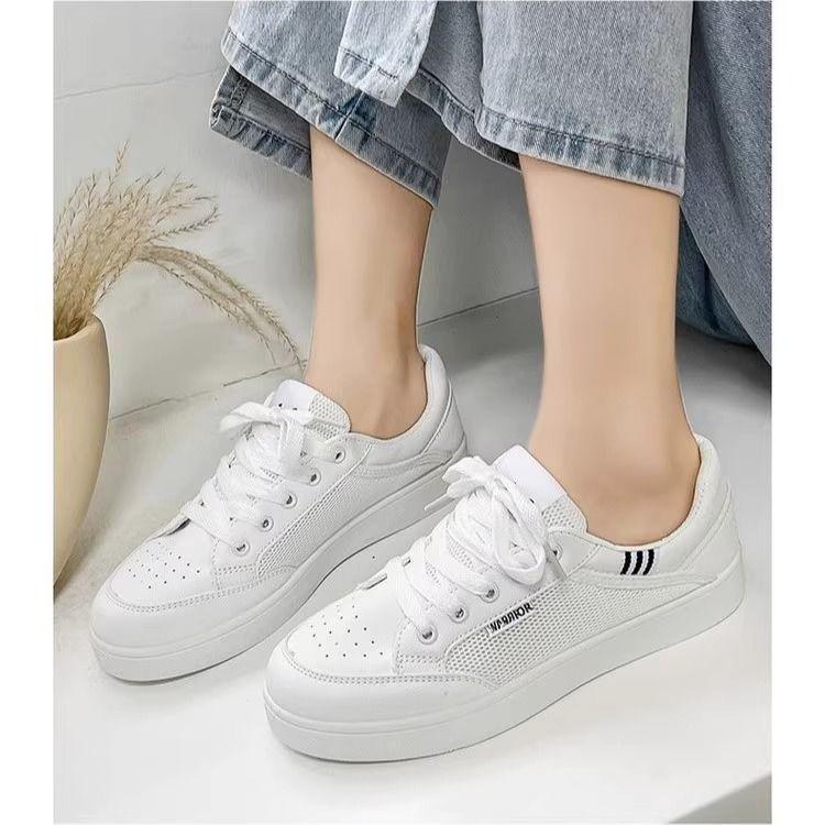 Internet Celebrity Little White Women's Shoes Spring and Summer Breathable Thin Shishang Versatile Board Shoes Mesh Sneakers Children