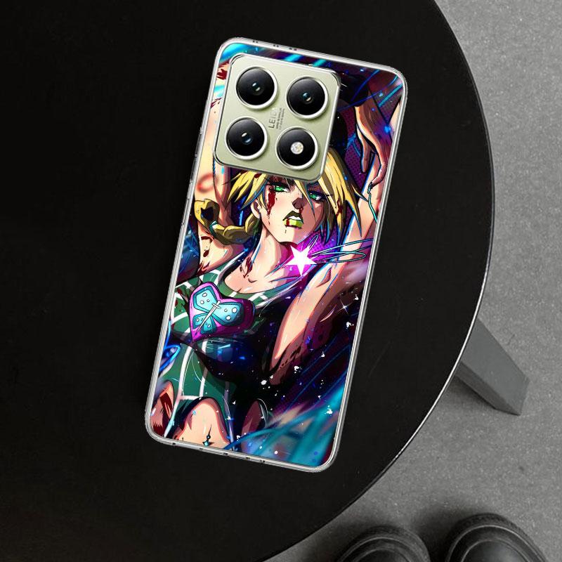 JoJo's Bizarre Adventure Jolyne Cujoh Phone Case Cover for Xiaomi Redmi Note 15 14 13 12 11 Pro Plus 14S 12S 11S 11T 11E 10S 10