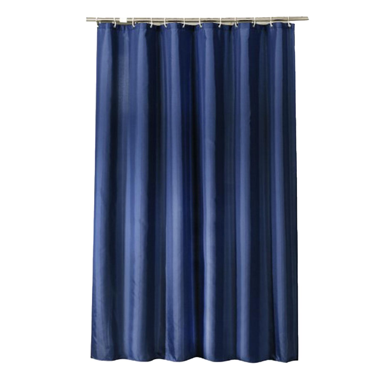 

Водонепроницаемая шторка для душа с крючками Современная утолщенная полиэстеровая шторка для душа для дома, отеля