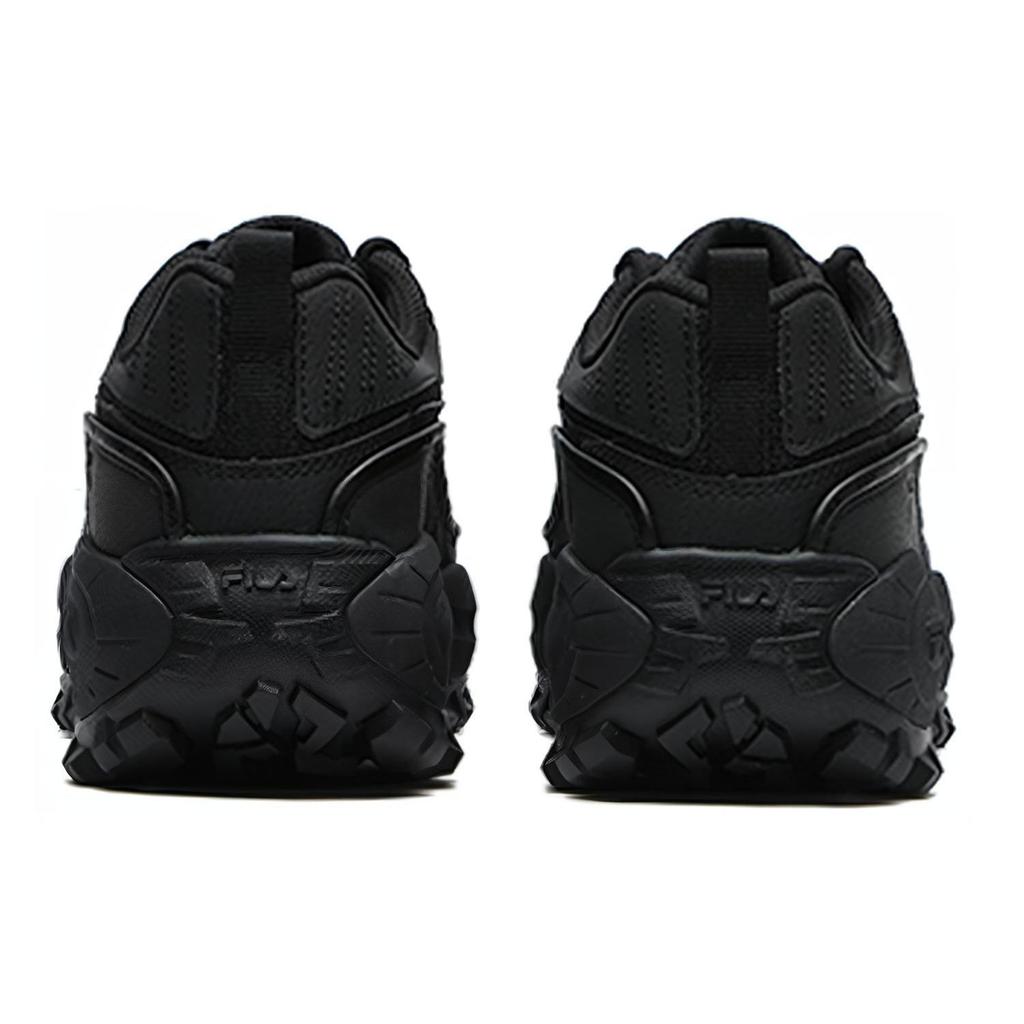 FILA Fashion Sneakers Synthetic Leather Comfortable Sports Shock Absorbing Durable Low Top Casual Shoes Women sneakers Black F12W144136FBK