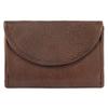 Elegant Horizontal-format Excellanc Brown Leather Wallet