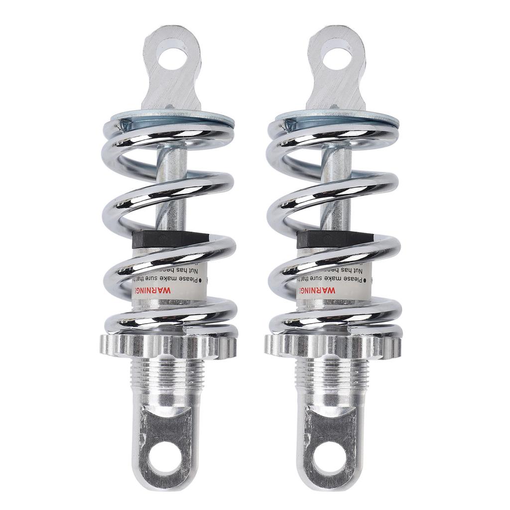 2 STÜCKE 125mm Hinterer Stoßdämpfer Einstellbare Dämpfung Hohe Härte Federungsdämpfer für Elektrofahrrad