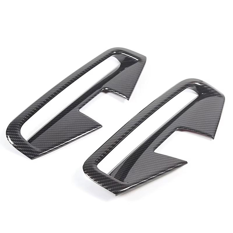 

ABS Carbon Fiber/Black For BMW 4 Series G22 G23 2026-2026 Front Fog Light Frame Cover Trim Stickers Car Accessories