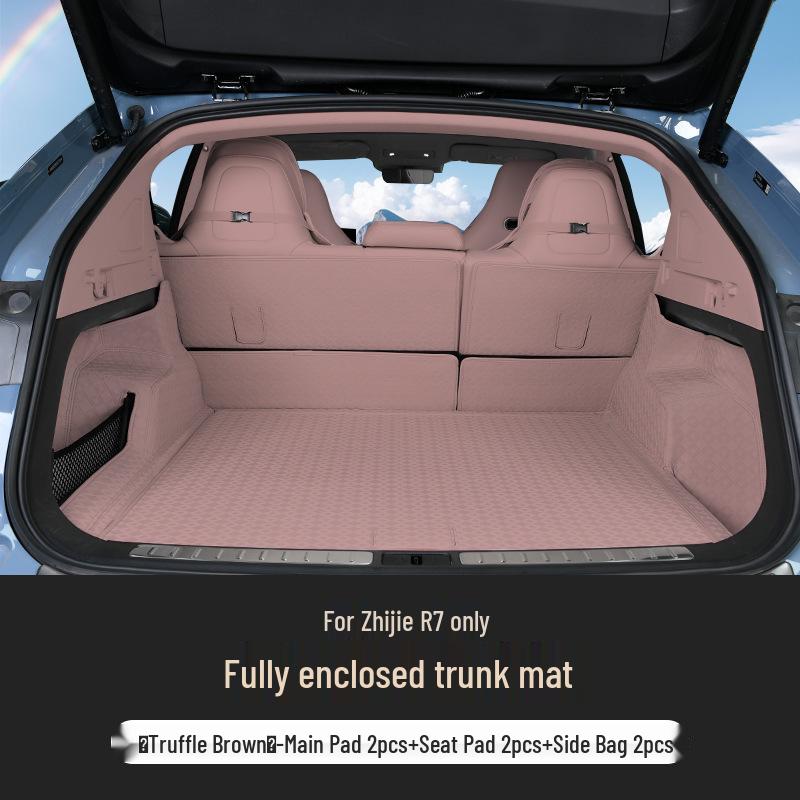 Zhijie R7 Full Coverage Waterproof Leather Trunk Mat