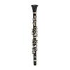 Miniature Clarinet Replica with Stand and Case Mini Musical Instrument Dollhouse Model Decoration 5.12 Inch