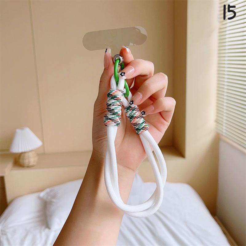 Wrist Strap For Phone Charm Luxury Cell Accessories With Patch Key Lanyards Exquisite Bracelet Telephone Jewelry Rope Keychain