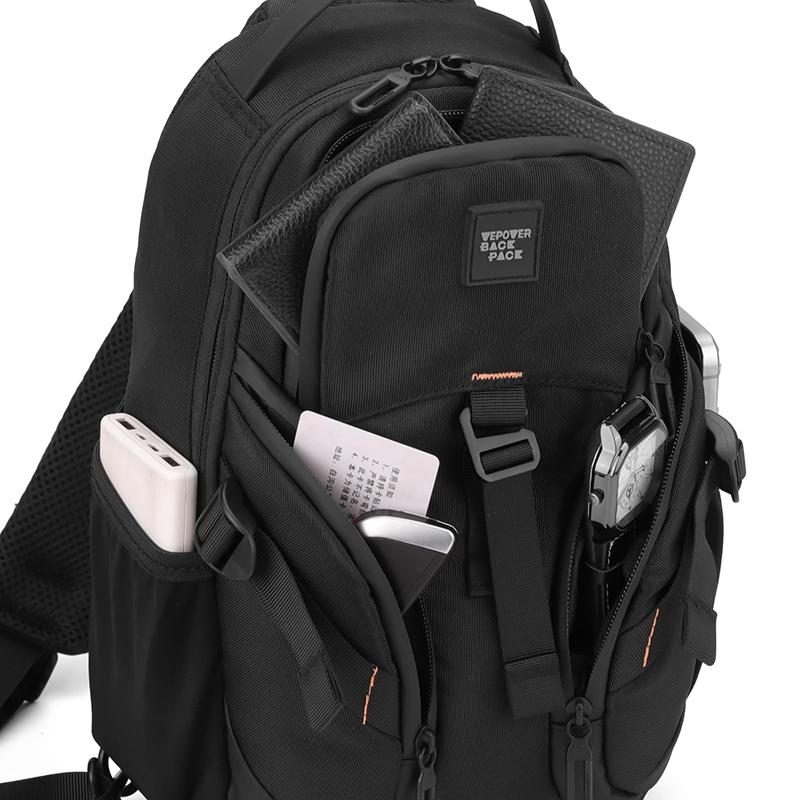 New Fashion Men's Chest Bag Multifunction Outdoor Climbing Riding Bag Pack Male Fanny Pack Causal Phone Bag Student Shoulder Bag