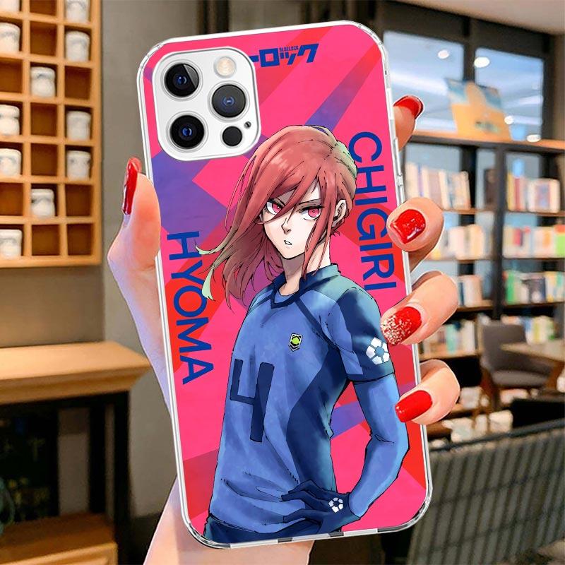 Heißes Anime Blue Lock Cover Handyhülle Für iPhone 16 17 Air 15 14 Pro Max 16E Handyhülle 13 Mini 12 11 7 SE 8 Druckmuster Passform Ca