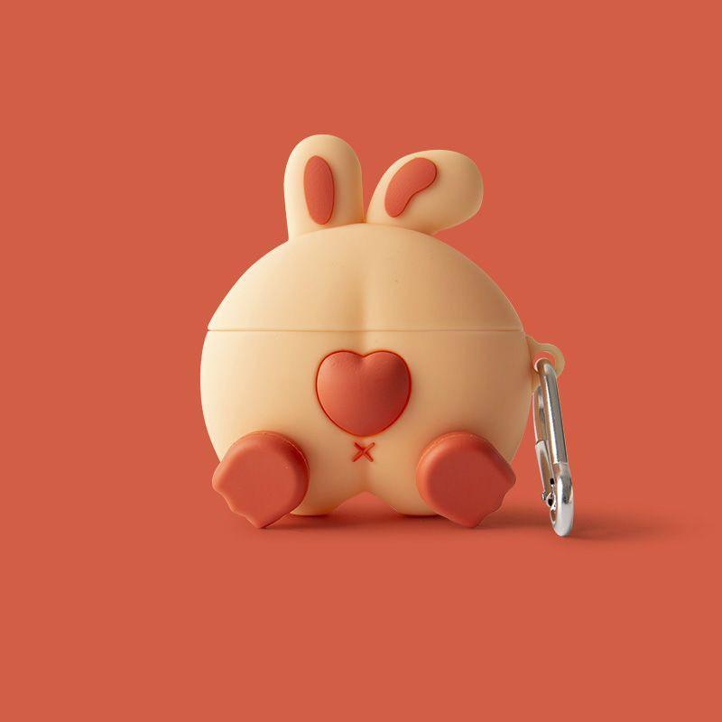 3D-Silikon für OPPO Enco Air-Hülle, Cartoon-Silikon-Schutzhülle für die drahtlose Bluetooth-Kopfhörerhülle von oppo Enco Air2