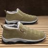 Winter Fur Warm Men's Walking Shoes Comfortable Casual Trekking Sneakers Outdoor Non-slip Hiking Shoes Men Footwear