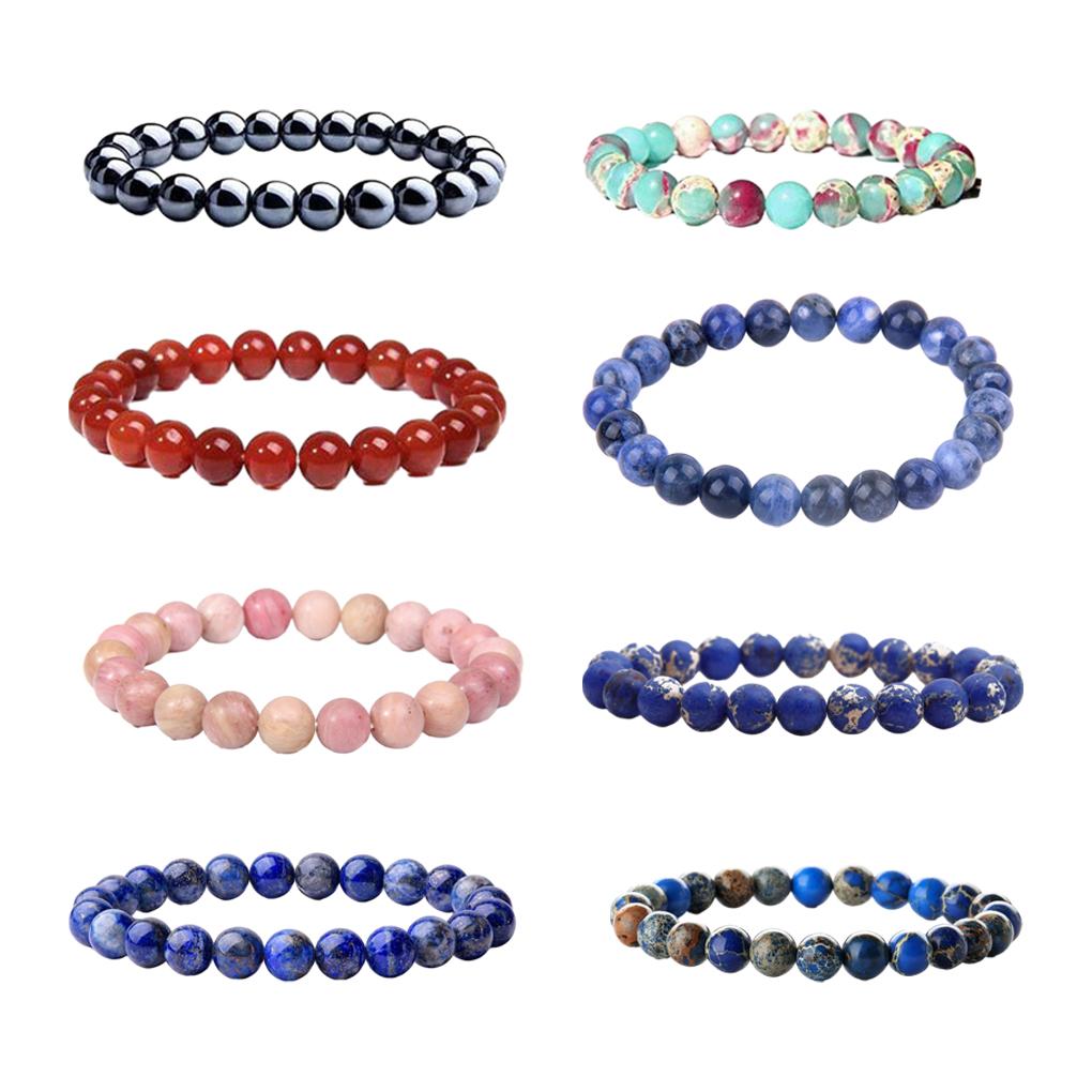 WUUISDNX Fashionable And Versatile Unisex Beads Bracelet Gift For All Stone Natural Stone Bracelet Bracelets For Women