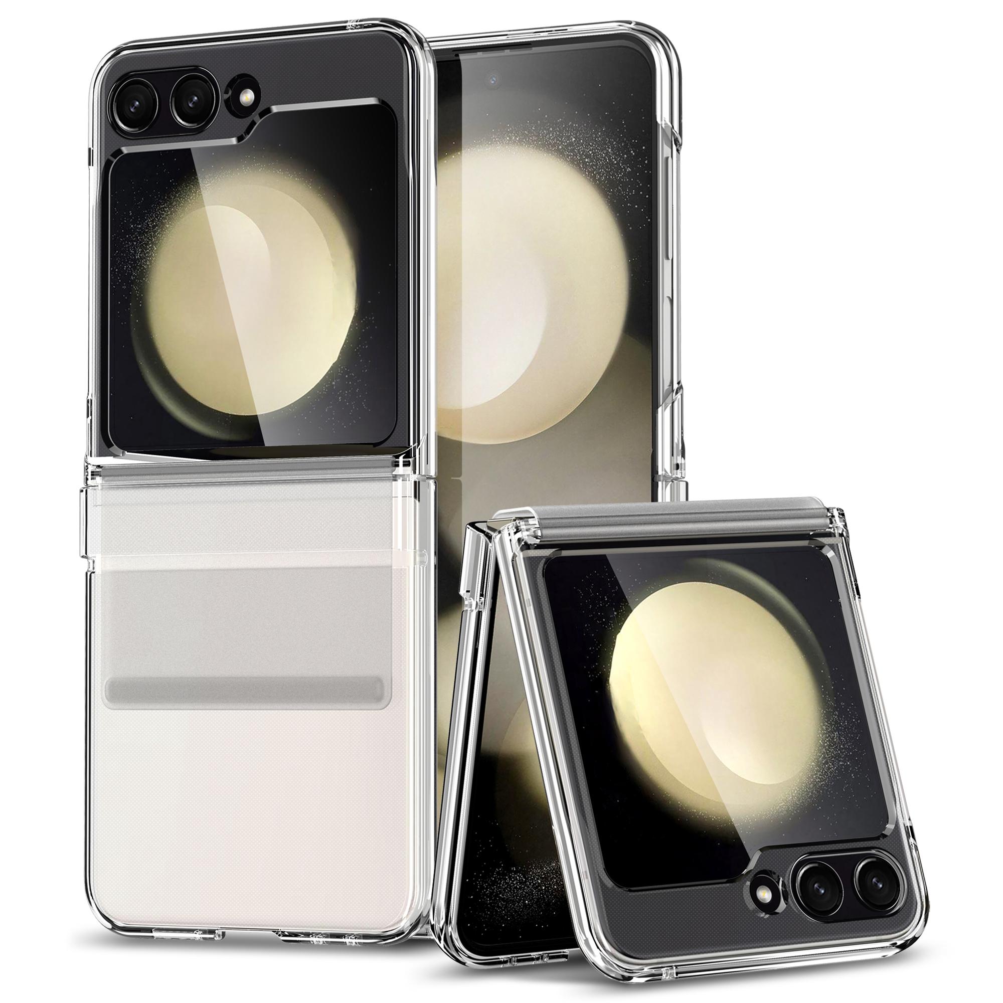 

For Samsung Galaxy Z Flip5 5G Case Anti-Drop PC+PU Phone Cover Matte