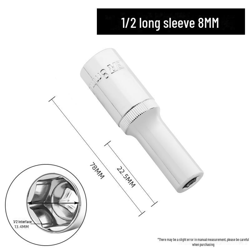 Green Forest 12.5mm Hexagonal Extended Socket for 1/2" Ratchet Wrench