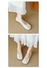 Women's 2025 Genuine Leather Vintage Slip-On Flats - Soft Sole Versatile Spring Shoes