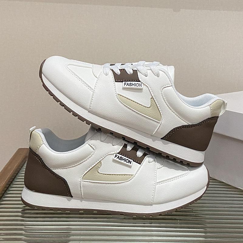 2025 Little White Shoes Women's Spring New Korean Version Ins Female Students' Leisure Sports Versatile Board Shoes Street Shot LF902