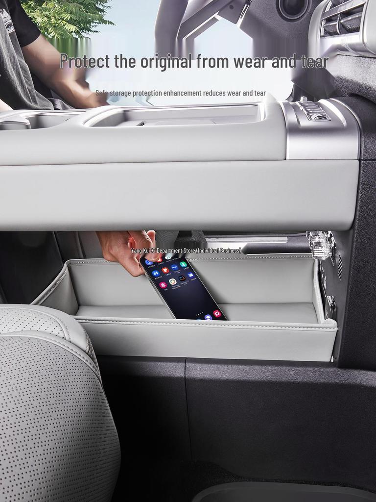 Compatible with modifying the lower storage pocket of Formula Leopard Titanium 7’s center console and glove box.