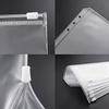 A5 A6 A7 Clear PVC Waterproof Bag 6 Hole Notebook Planner Accessories Loose Leaf Zip Folder Zipper Cards