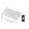 Foldable Outdoor Table Portable Folding Camp Lightweight Furniture for Campers,