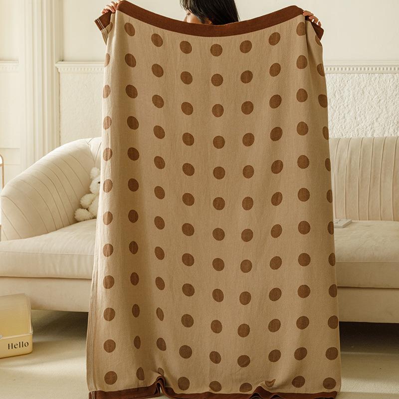 Couverture d'été légère en gaze de bambou-coton