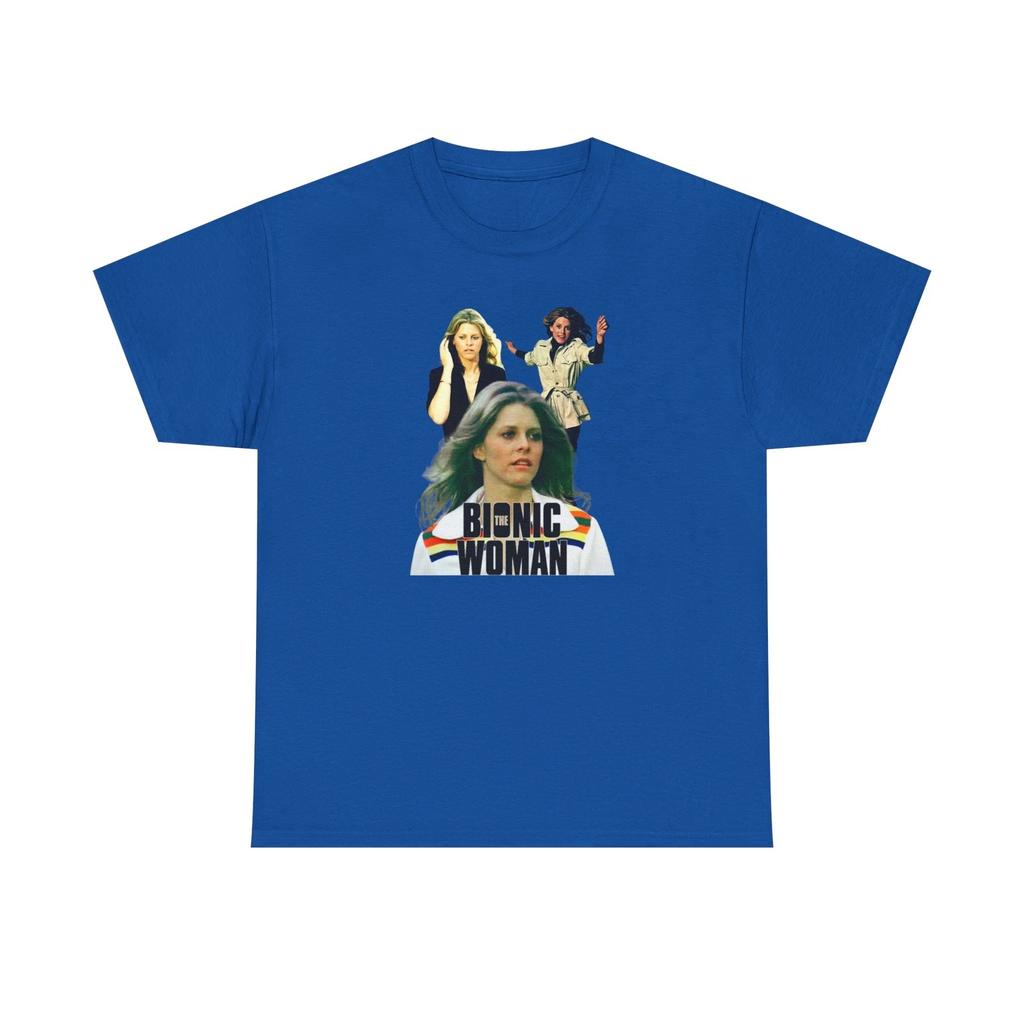 The Bionic Woman Heavy Cotton Tee, Classic TV Show, TV Fan Gift, 70s TV