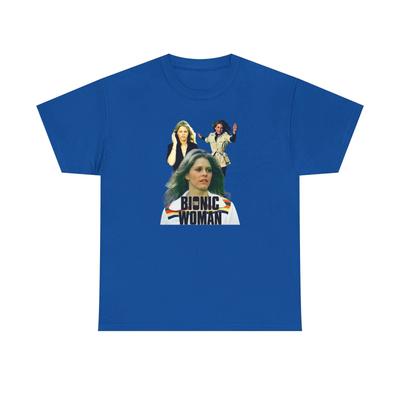 The Bionic Woman Heavy Cotton Tee, Classic TV Show, TV Fan Gift, 70s TV