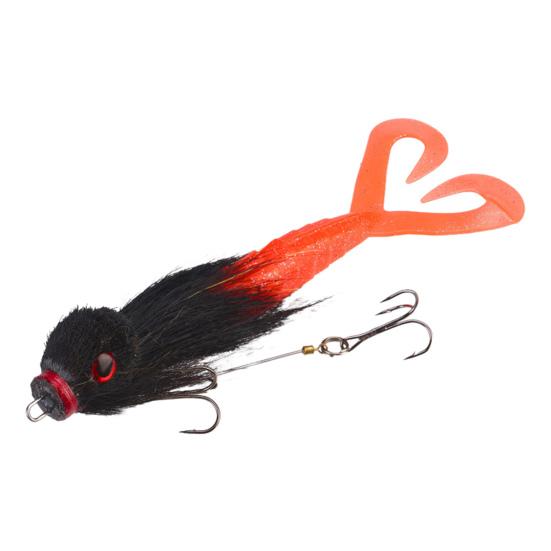 

21СМ/40Г Искусственная приманка Мышиный олень с оперенной головой птицы, мягкими хвостами, для дальнего заброса, медленно тонущая, биомиметический воблер, рыболовные аксессуары 5