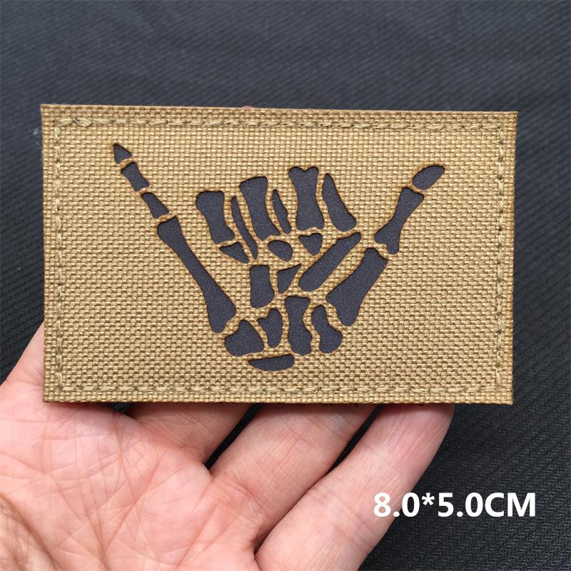 Multicam Ir Tactical Patches Blood Type Reflective Lsrael Flag Patches On Backpack Clothing Outdoor Badges Hookloop