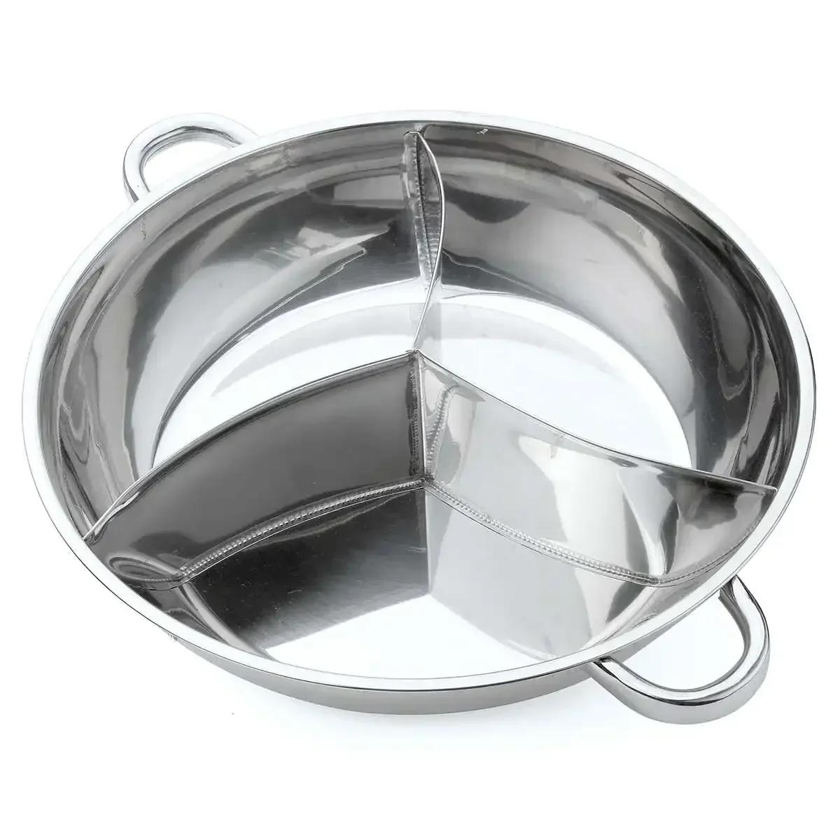 34cm Stainless Steel Hot Pot Three
