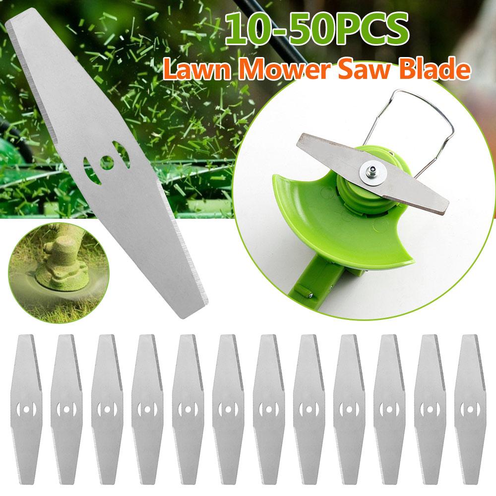 10-50PCS Steel Lawn Mower Grass String Trimmer Head Replacement Brush Cutter Saw Blades