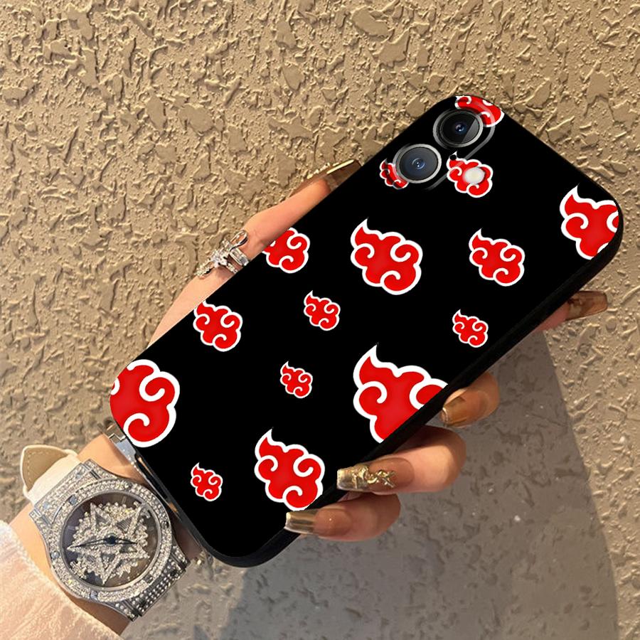 Soft Back Phone Cover Case for iPhone 7 8 SE X XS XR 12 17Air 14 15 Plus 13 Mini 17 16 Pro Max 11 Akatsuki Cool Cloud