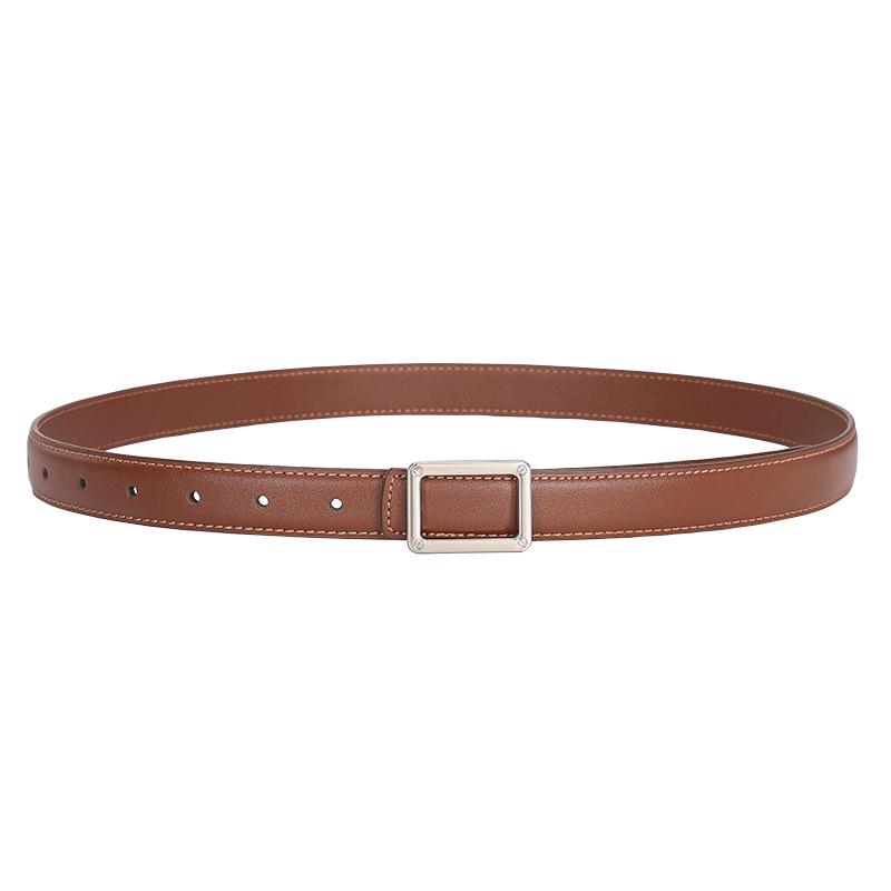 Leather Cowhide Belt Women'S Decoration Business Belt Women'S Premium Jeans Belt
