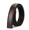 Men's Automatic Buckle Belts No Buckle 3.5cm Belt Body without Buckle High Quality Male PU Leather Strap Jeans Belt Wide