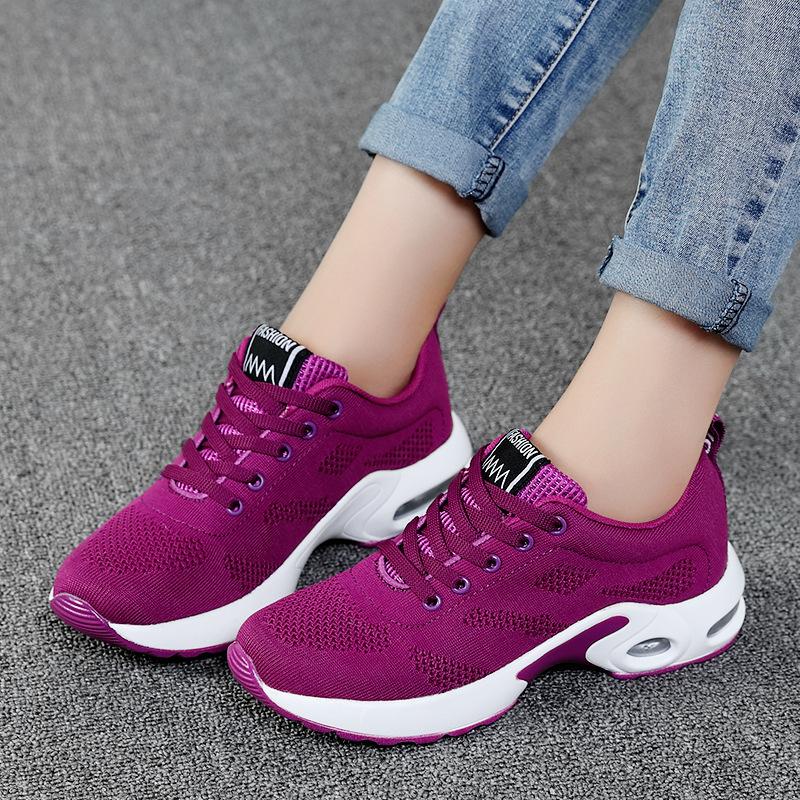Shoes shoes air cushion shoes heightening sports shoes summer mesh air cushion running shoes large size mesh shoes