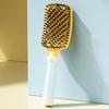 Curved Vented Hair Detangling Brush, Scalp Massage Paddle Brush for Wet Dry Hair, Scalp Massage Blow Drying Hair Detangler Brush