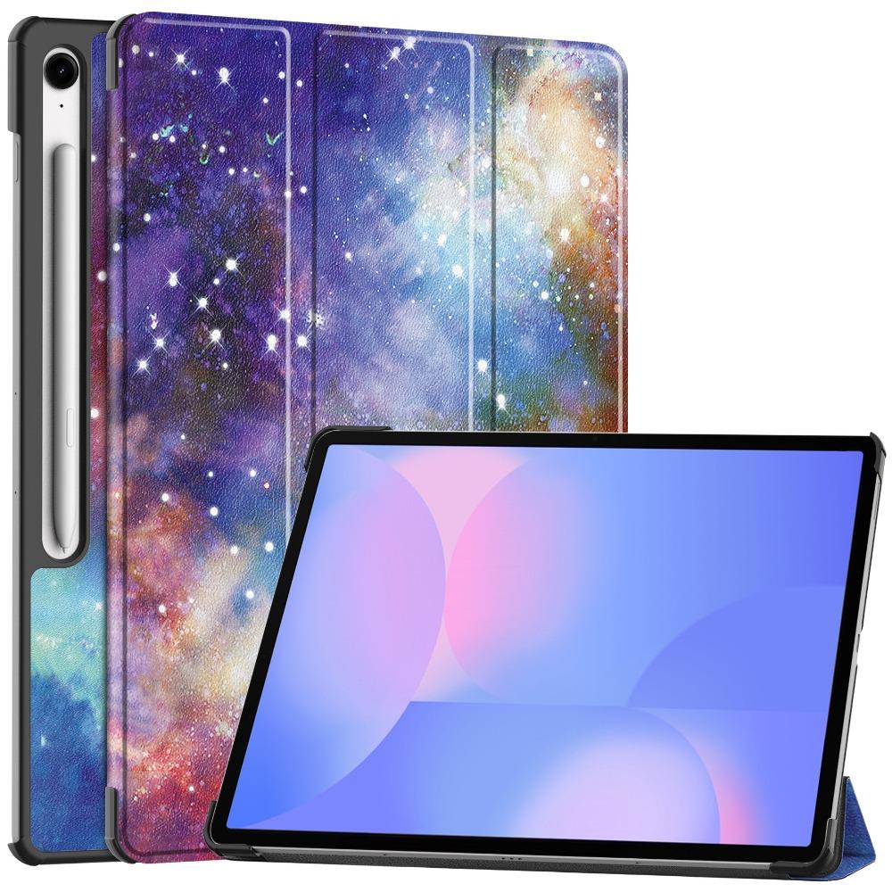 Premium für Samsung Tab S10FE Plus 13.1 Hülle SM-X620 3-fach Ständerabdeckung Ultraslim Schutz