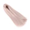 Doll Long Straight Wig with Bangs Realistic 1 4 Straight Bang Doll Wigs Synthetic Hair for 18.5‑21cm Head Circumference