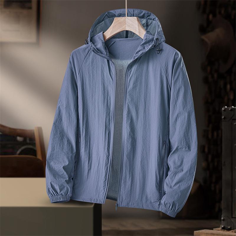 Model dla par z kapeluszem Ochrona przed słońcem i oddychająca lekka kurtka outdoorowa z długim rękawem