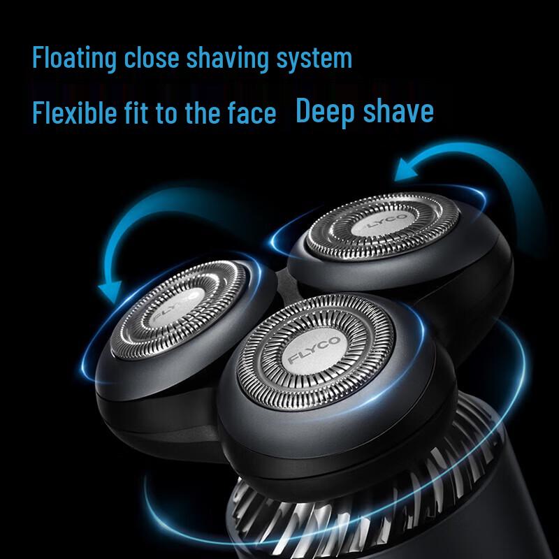Flyco FS966 Smart Sensor Wet/Dry Electric Shaver CN Plug (adapter Included)
