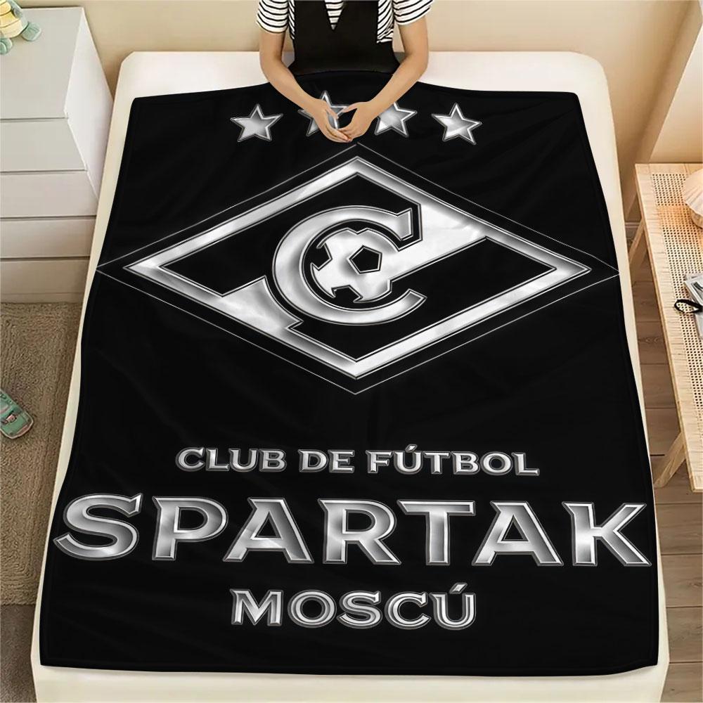 1PC  Spartak Moscow Fight Blanket, High quality Comfortable for All Seasons, Home Decor, Warmth and Comfort