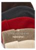 Women's Autumn Winter Cashmere Hat - 100% Pure Cashmere, Solid Watermelon Color, Warm, Large Head Circumference.