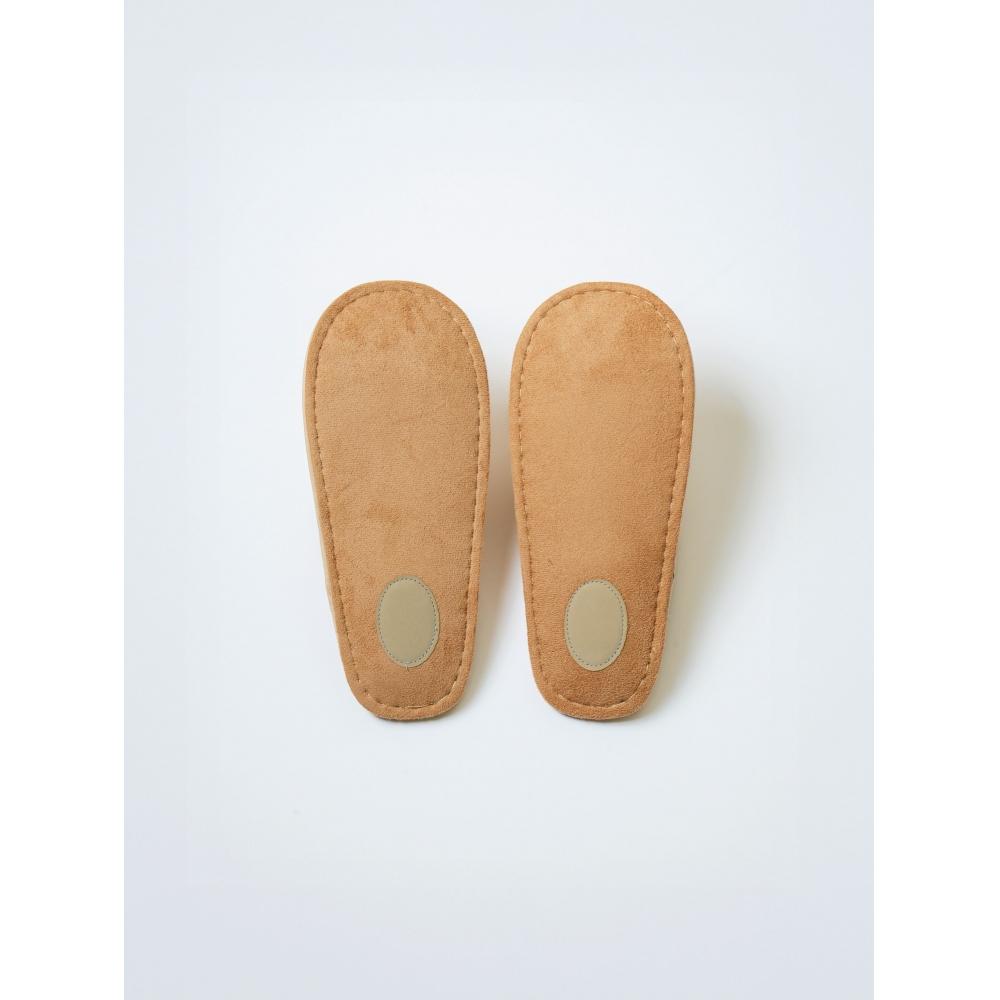 Daiso Waffle Fabric Bicolor Slippers 230 250 Mm Ivory
