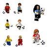 Xp013-020 Cross-border World Cup Compatible Lego Soccer Boy Building Blocks Abs Plastic Material