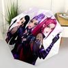 1pc Unite in Style: A Fashionable Gathering Umbrella with Plastic Handle,Suitable for All Seasons Home Travel Outdoor UmbrellaFP037