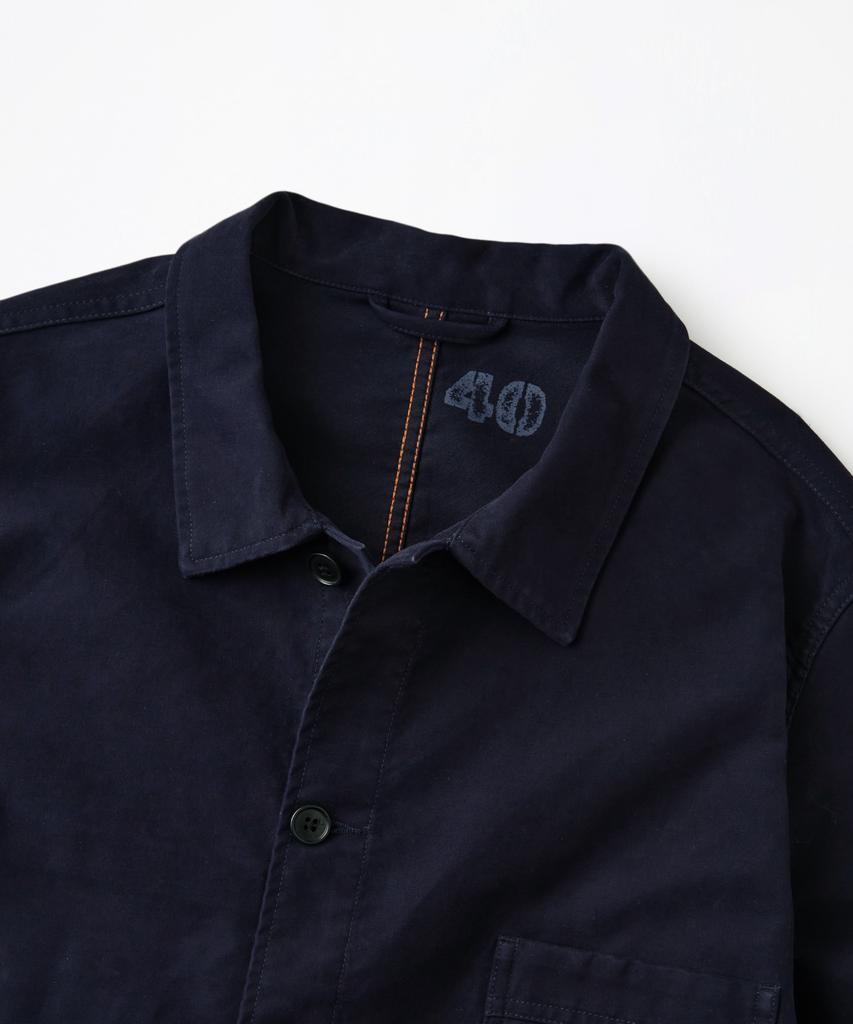 OUTSTANDING [Mut Lab] Moleskin French Work Jacket_D.Navy
